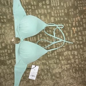 Shade and Shore Foam Green Bikini Top
